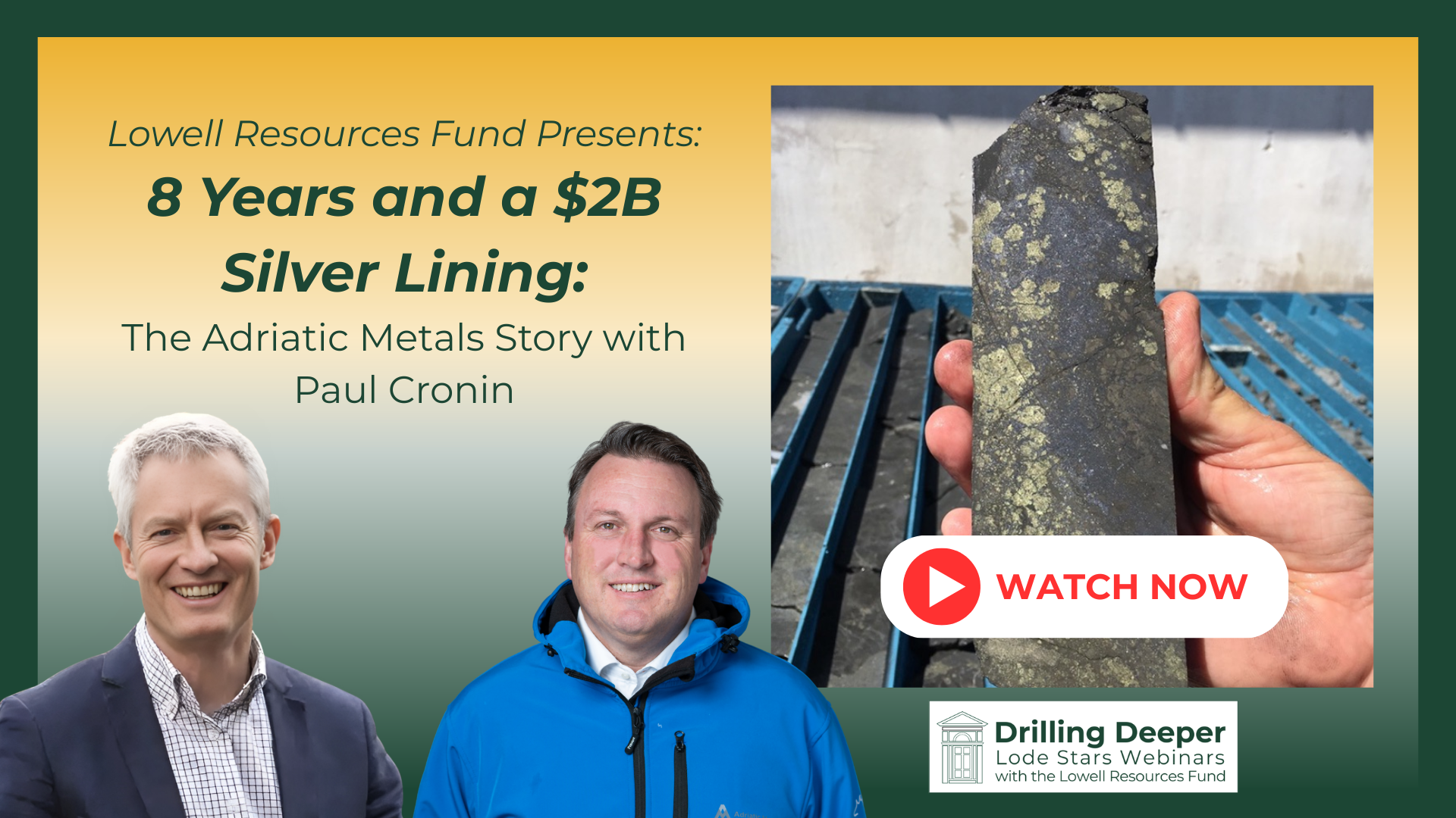 Adriatic Metals Story with Paul Cronin
