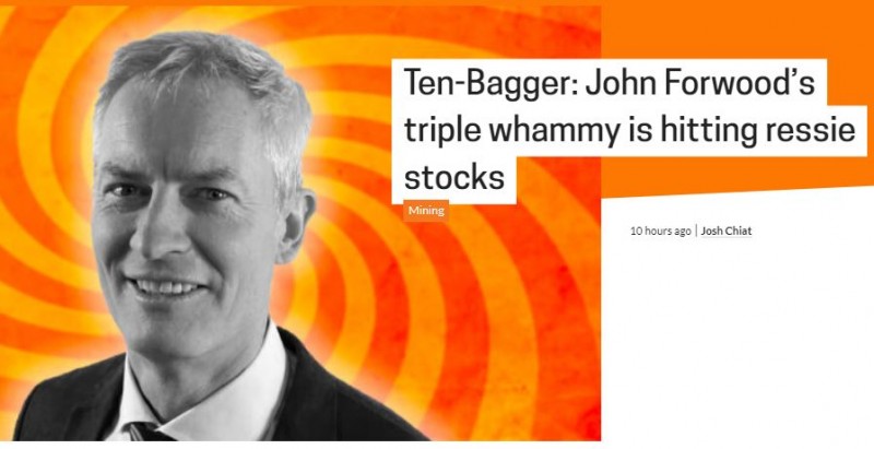 Ten-Bagger: John Forwood’s triple whammy is hitting ressie stocks